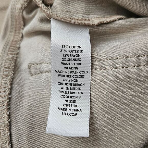 Kim Rogers Beige Pull On Pants Size 14P - Picture 7 of 11